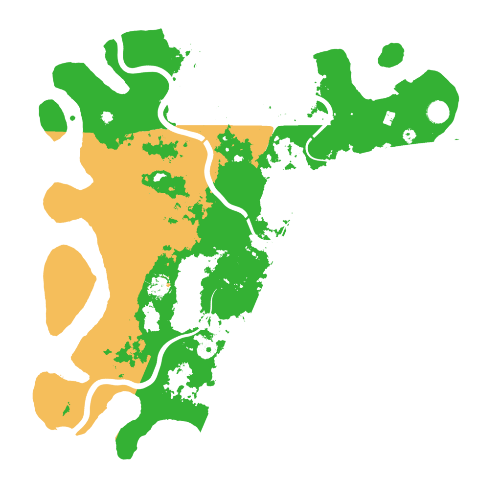 Biome Rust Map: Procedural Map, Size: 3900, Seed: 498456456