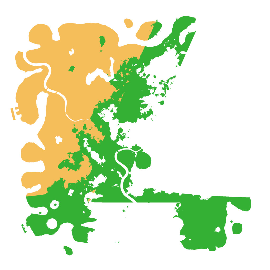 Biome Rust Map: Procedural Map, Size: 4500, Seed: 1343784042