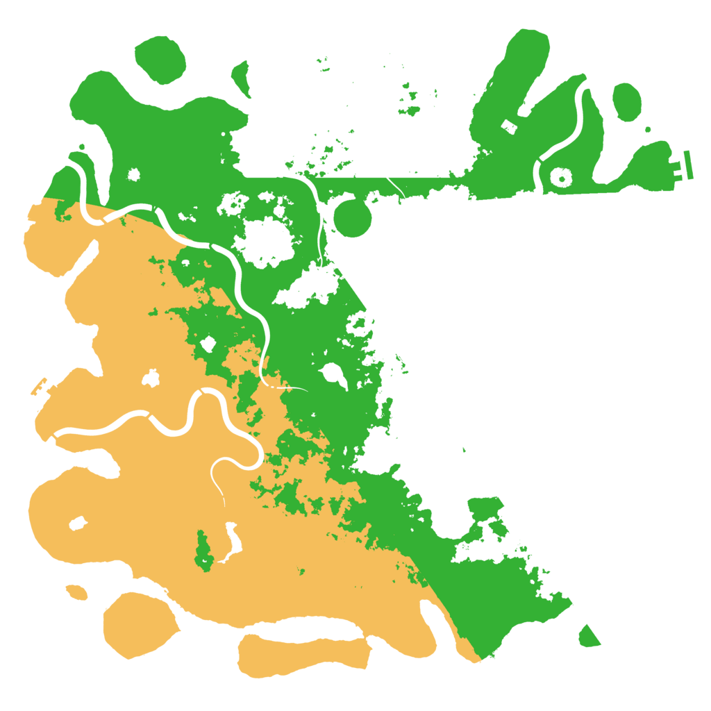 Biome Rust Map: Procedural Map, Size: 5000, Seed: 611253212