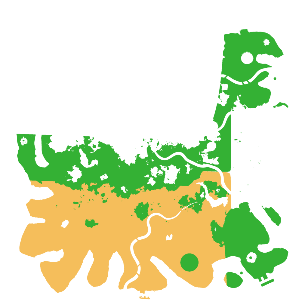 Biome Rust Map: Procedural Map, Size: 4500, Seed: 1656732300