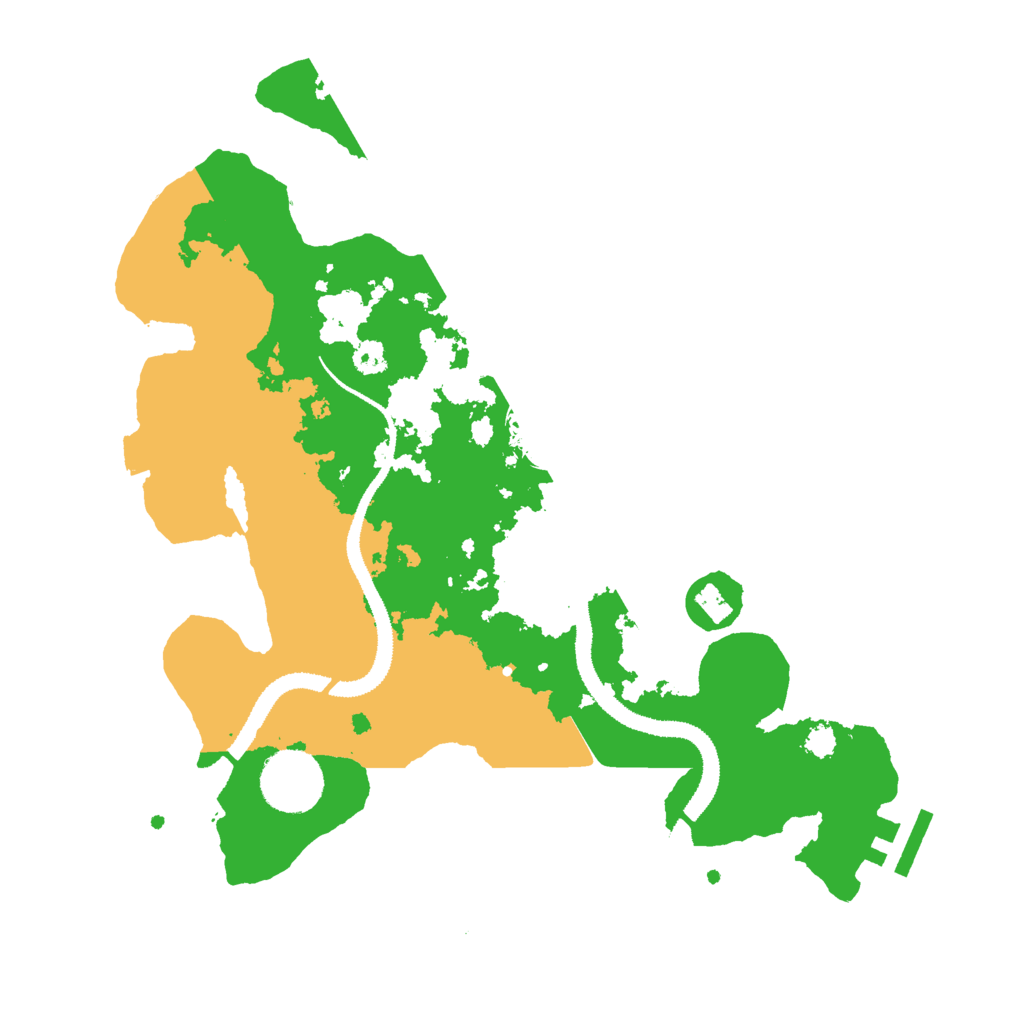 Biome Rust Map: Procedural Map, Size: 3000, Seed: 987074126