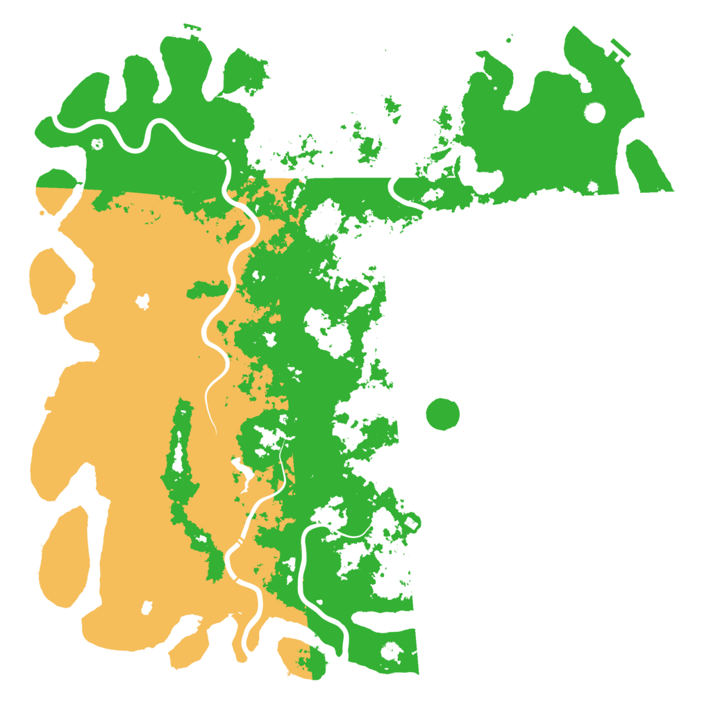 Biome Rust Map: Procedural Map, Size: 6000, Seed: 736773153