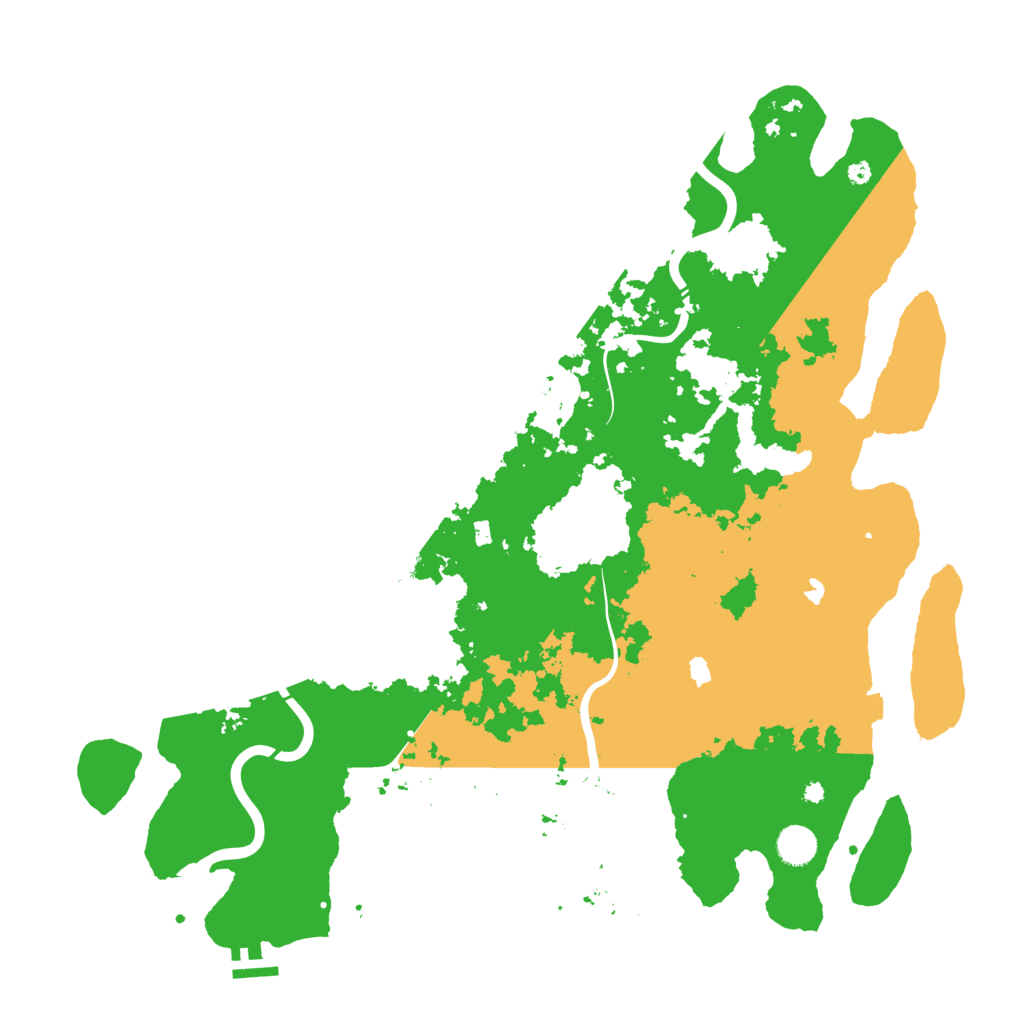 Biome Rust Map: Procedural Map, Size: 4500, Seed: 987375260