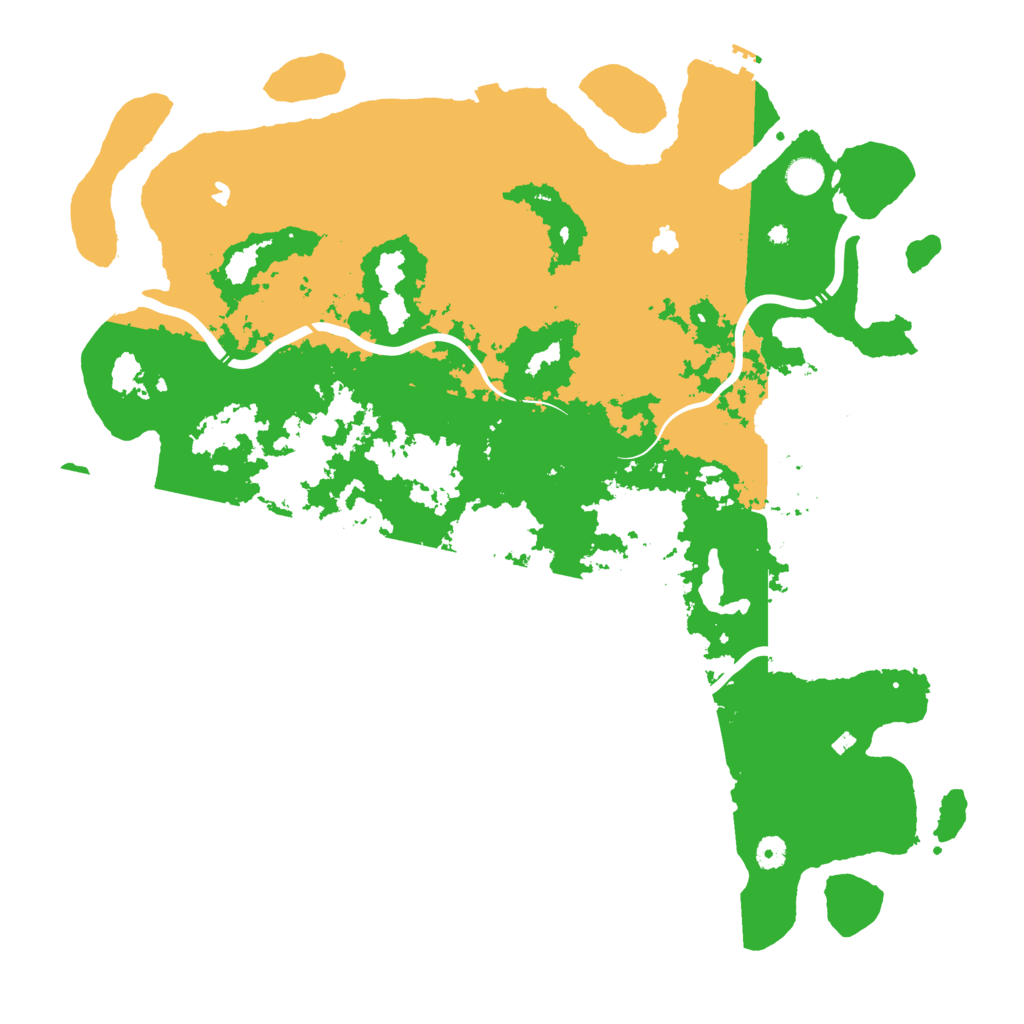 Biome Rust Map: Procedural Map, Size: 4800, Seed: 1394101884