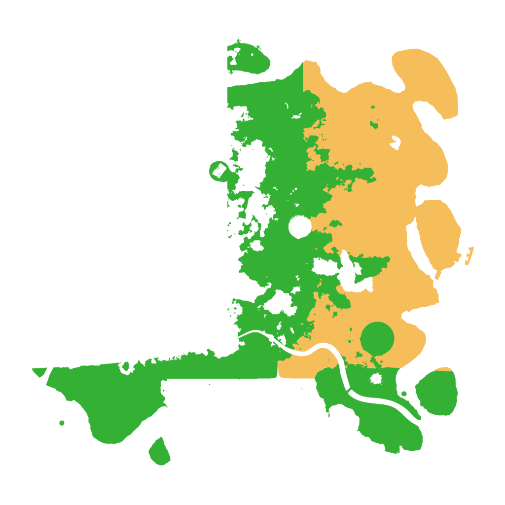 Biome Rust Map: Procedural Map, Size: 4000, Seed: 22301