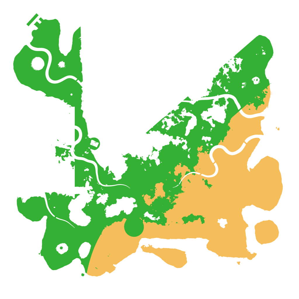Biome Rust Map: Procedural Map, Size: 4050, Seed: 20112025