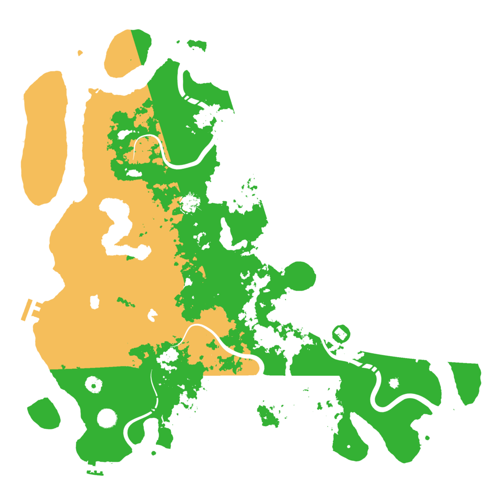 Biome Rust Map: Procedural Map, Size: 4500, Seed: 2867439