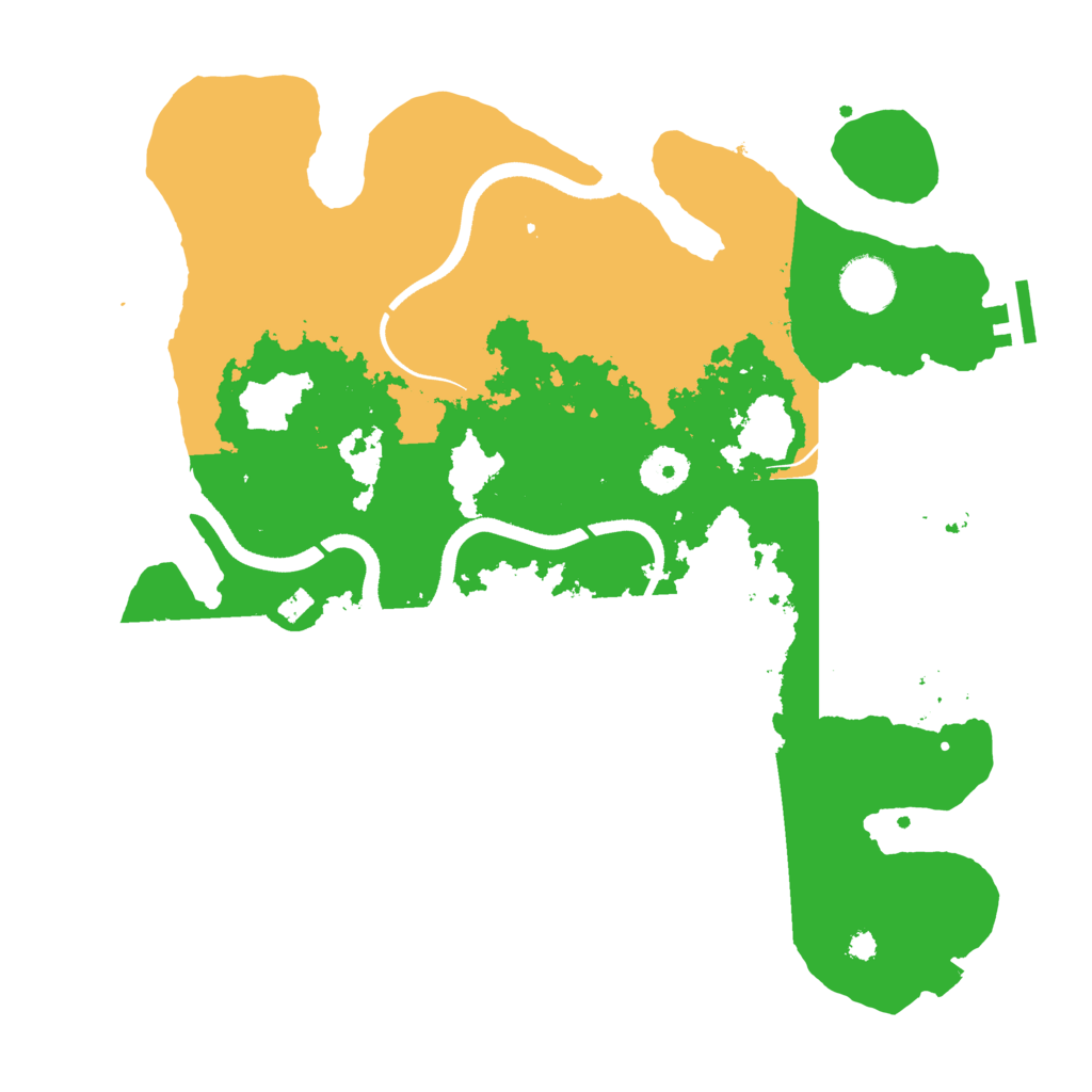 Biome Rust Map: Procedural Map, Size: 3500, Seed: 317196702