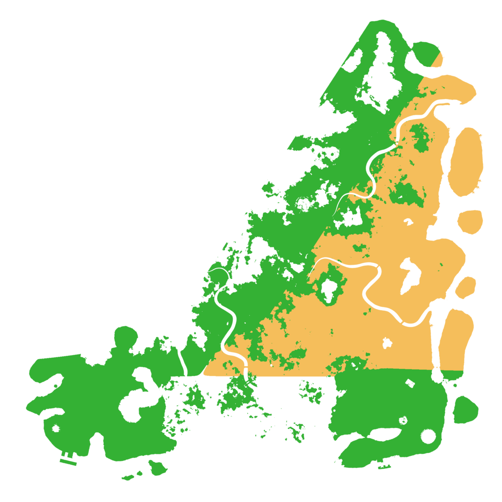 Biome Rust Map: Procedural Map, Size: 6000, Seed: 2144191558