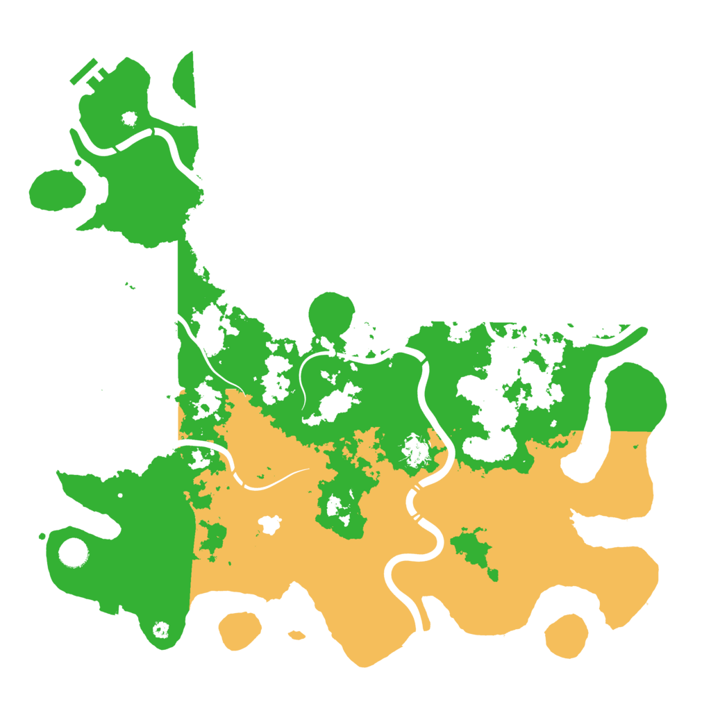 Biome Rust Map: Procedural Map, Size: 4300, Seed: 547332793