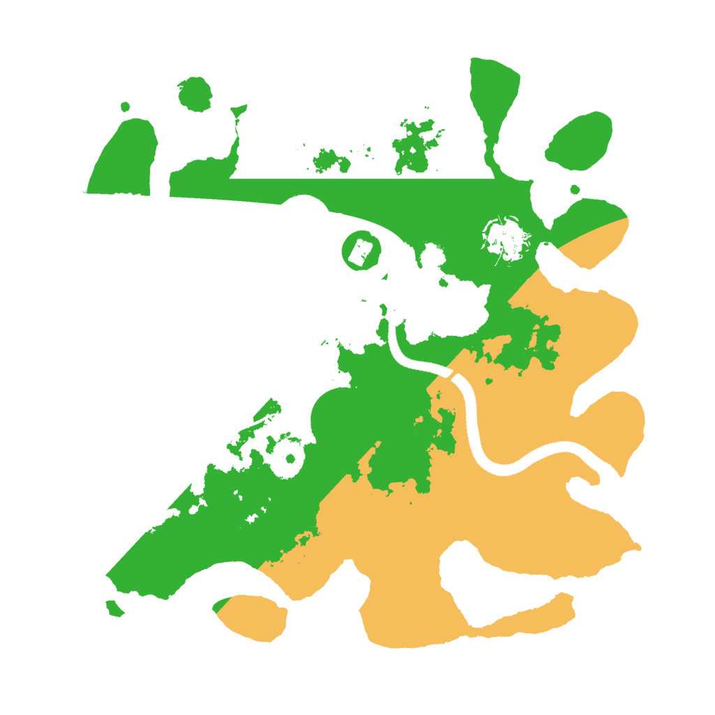 Biome Rust Map: Procedural Map, Size: 3000, Seed: 5145673