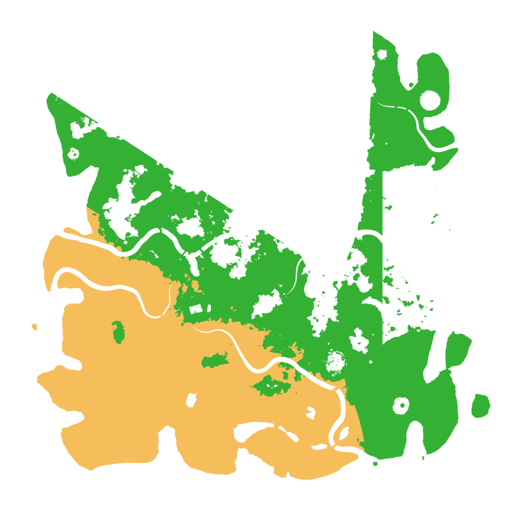 Biome Rust Map: Procedural Map, Size: 4500, Seed: 599792