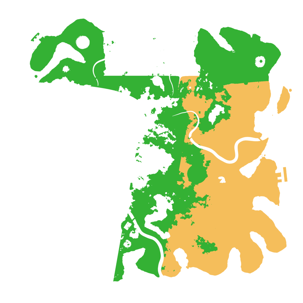 Biome Rust Map: Procedural Map, Size: 4200, Seed: 221654