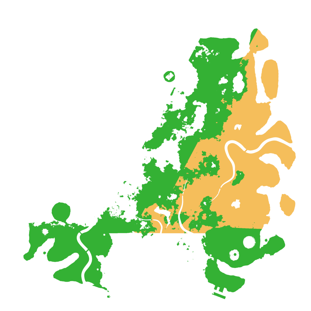 Biome Rust Map: Procedural Map, Size: 4500, Seed: 922664402