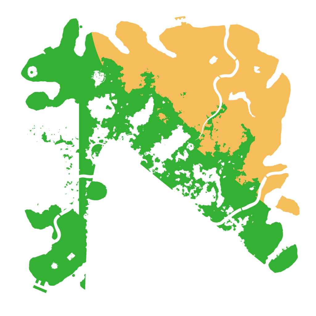 Biome Rust Map: Procedural Map, Size: 4500, Seed: 371322979