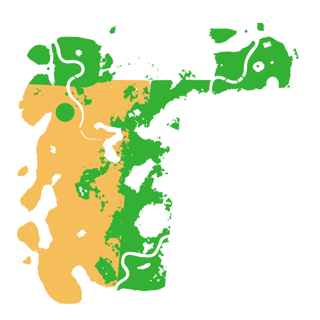 Biome Rust Map: Procedural Map, Size: 4500, Seed: 111266161
