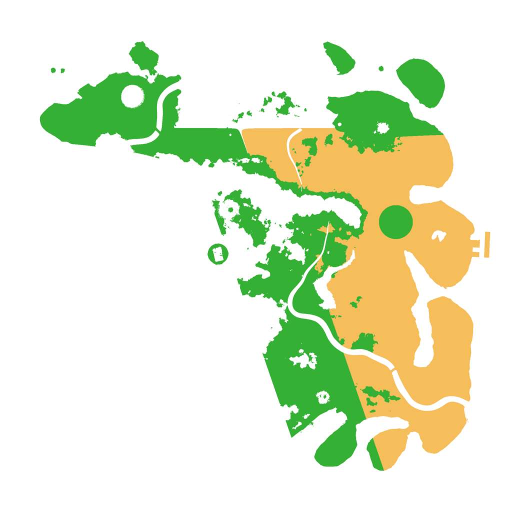 Biome Rust Map: Procedural Map, Size: 4000, Seed: 855870761