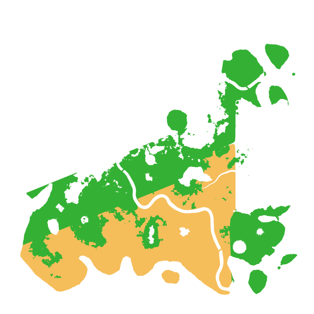 Biome Rust Map: Procedural Map, Size: 4200, Seed: 185742