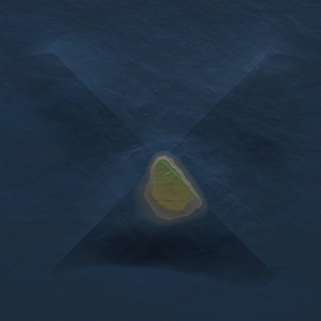 Rust Map: Procedural Map, Size: 1000, Seed: 1801023887, 1 Monuments