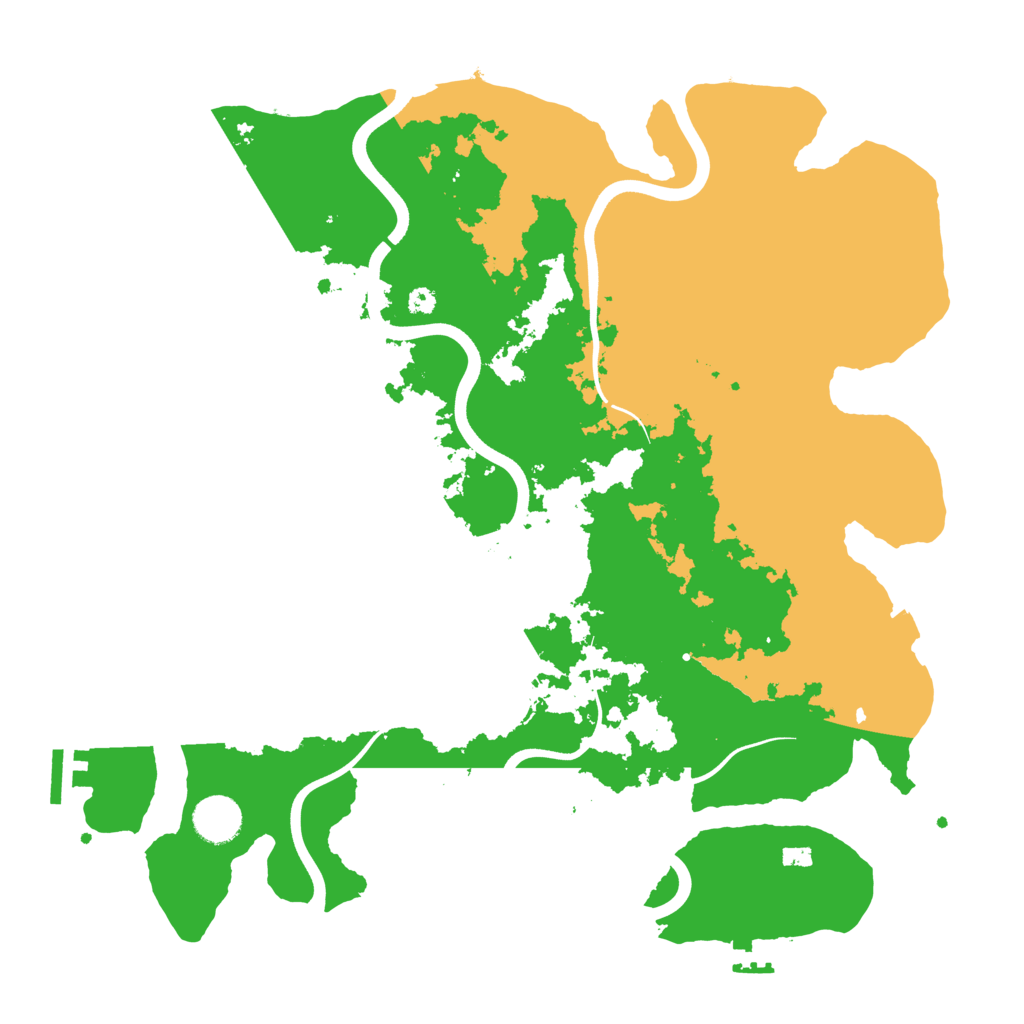 Biome Rust Map: Procedural Map, Size: 3750, Seed: 670778332