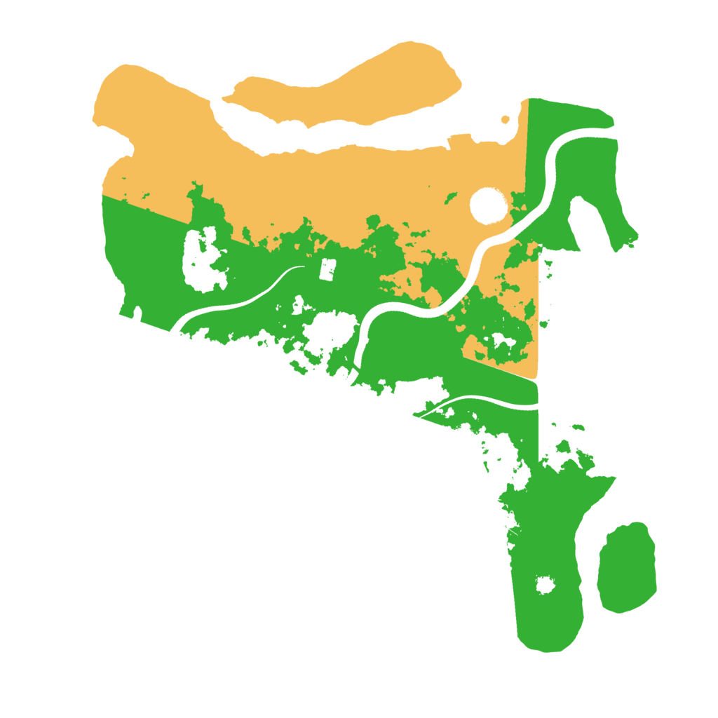 Biome Rust Map: Procedural Map, Size: 3500, Seed: 2684596