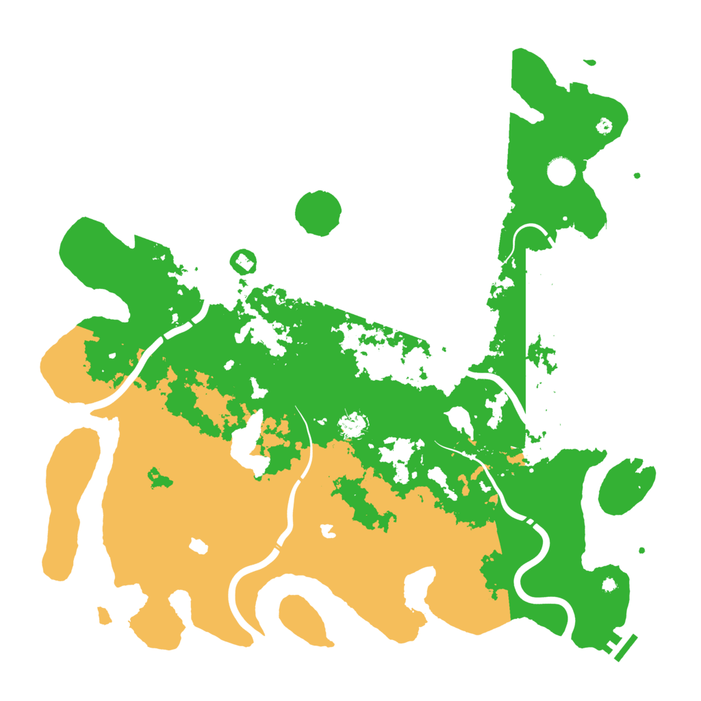 Biome Rust Map: Procedural Map, Size: 4500, Seed: 1029981001