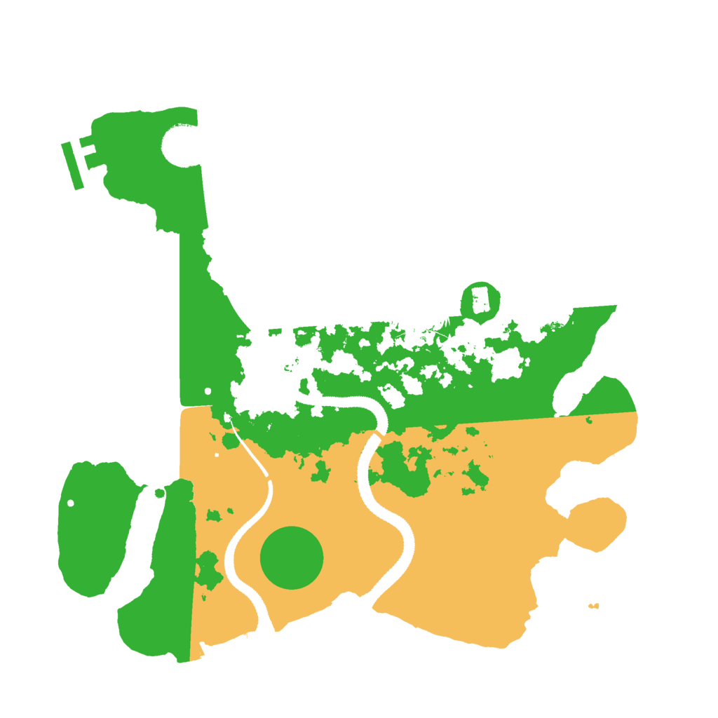 Biome Rust Map: Procedural Map, Size: 3000, Seed: 1366691108