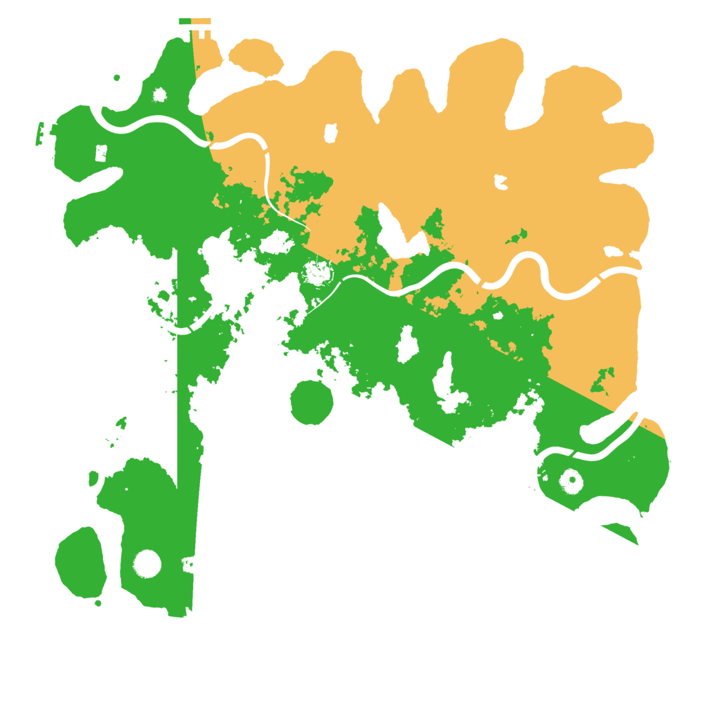 Biome Rust Map: Procedural Map, Size: 4500, Seed: 1009934485