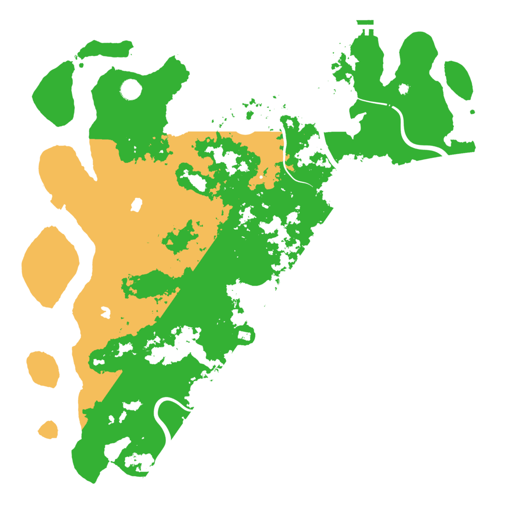 Biome Rust Map: Procedural Map, Size: 4500, Seed: 326595288
