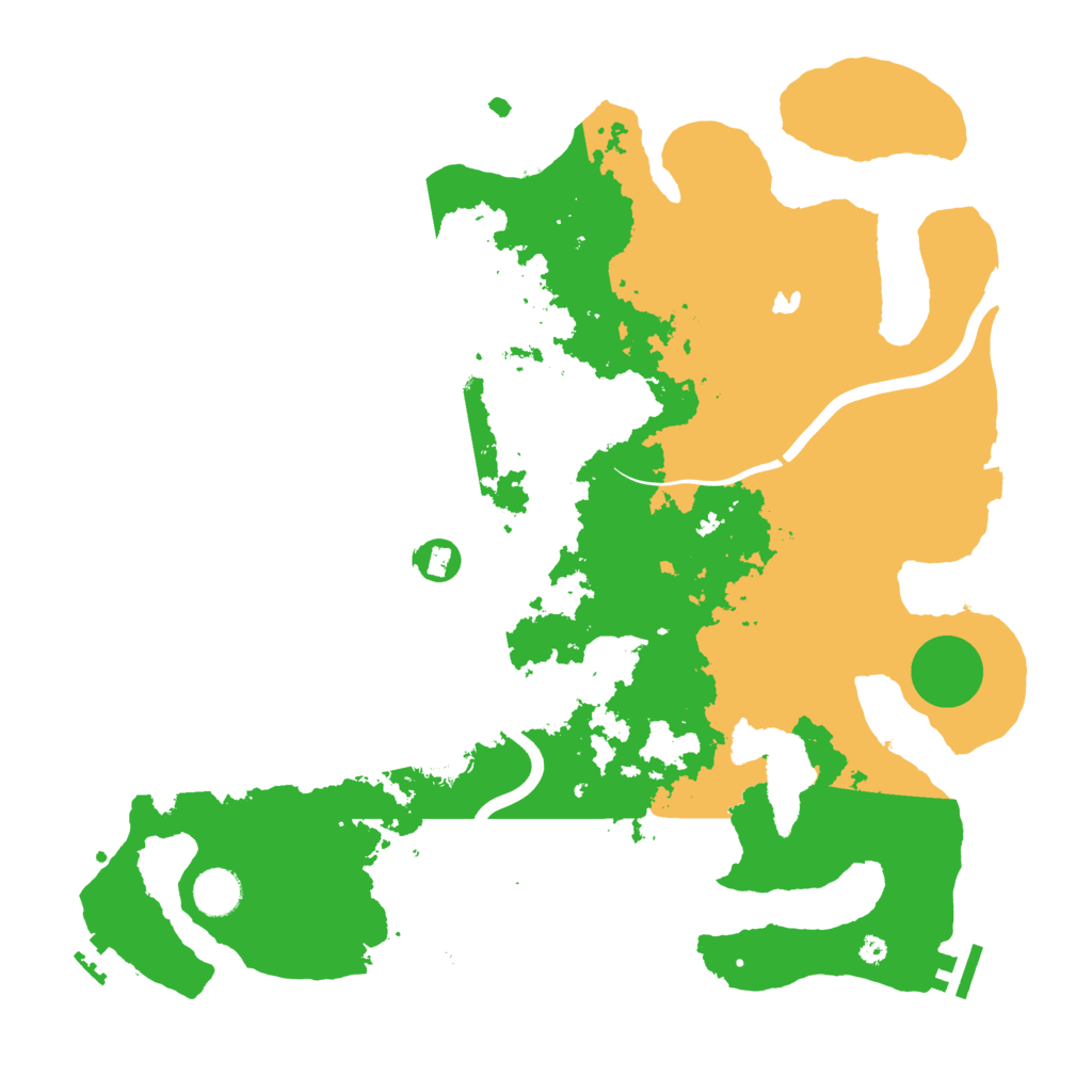 Biome Rust Map: Procedural Map, Size: 4000, Seed: 2101988416