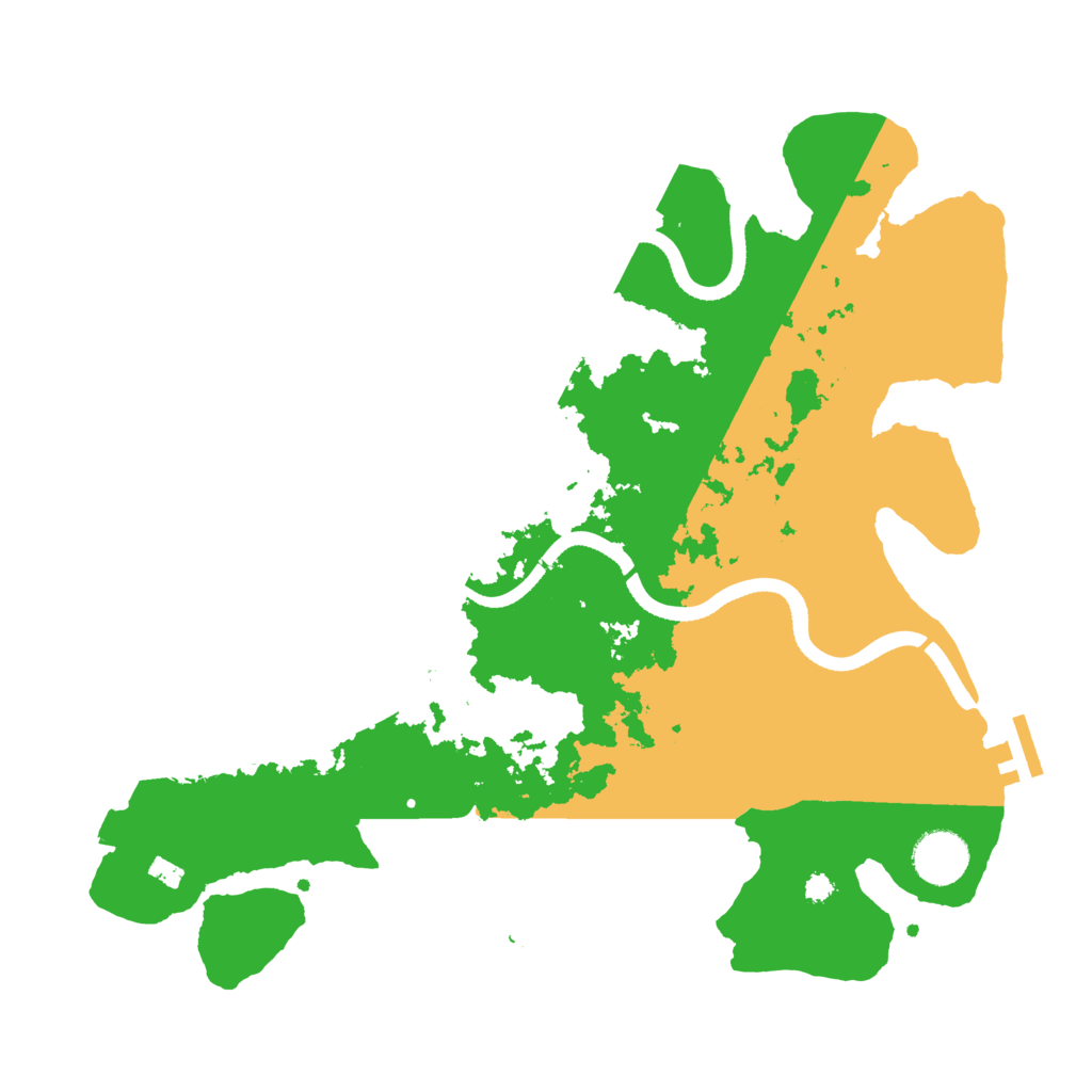 Biome Rust Map: Procedural Map, Size: 3500, Seed: 938674520