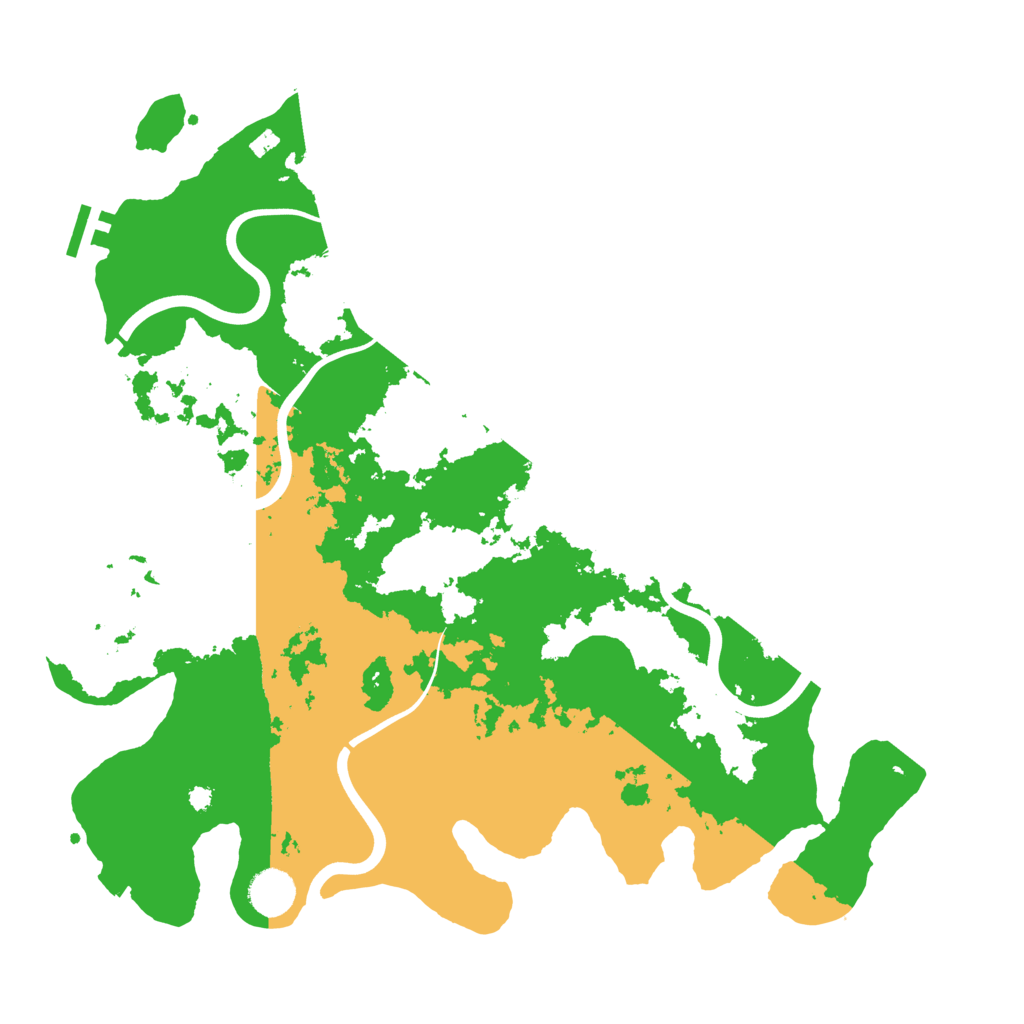 Biome Rust Map: Procedural Map, Size: 3900, Seed: 11062025