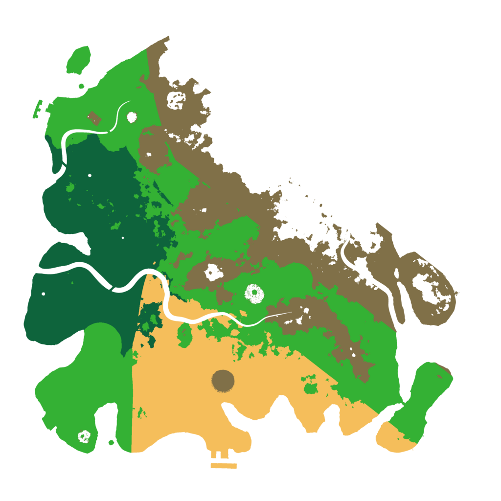 Biome Rust Map: Procedural Map, Size: 3900, Seed: 11062025