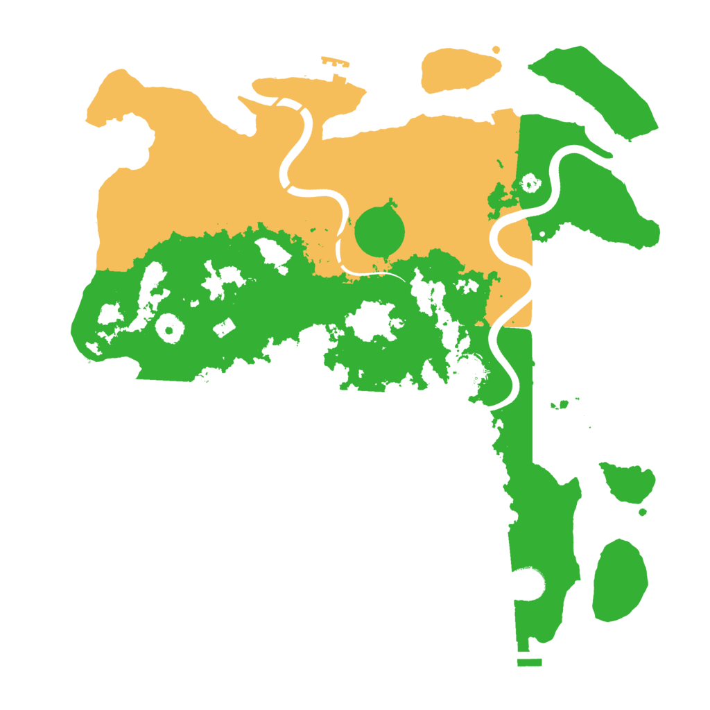 Biome Rust Map: Procedural Map, Size: 3750, Seed: 774257791