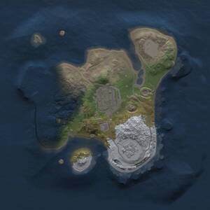 Thumbnail Rust Map: Procedural Map, Size: 1750, Seed: 1175026, 4 Monuments