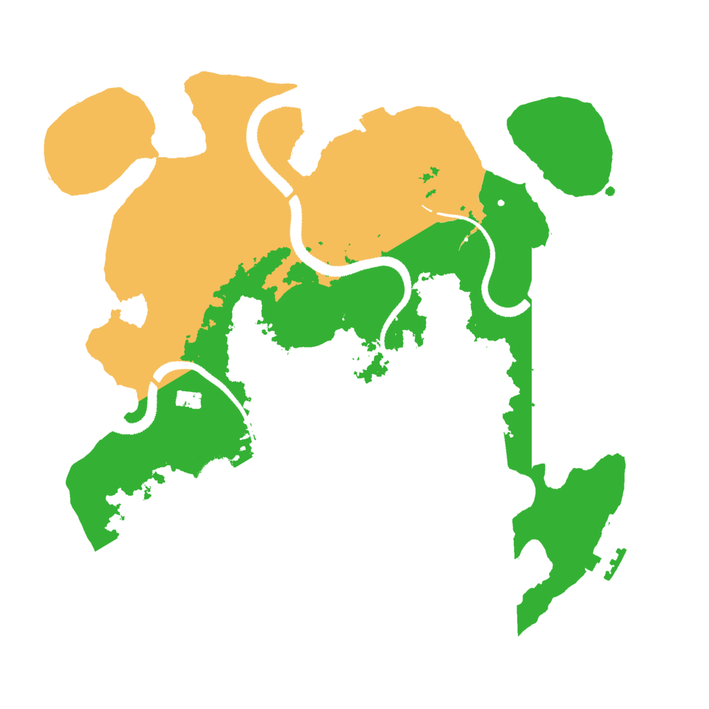 Biome Rust Map: Procedural Map, Size: 3000, Seed: 573556142