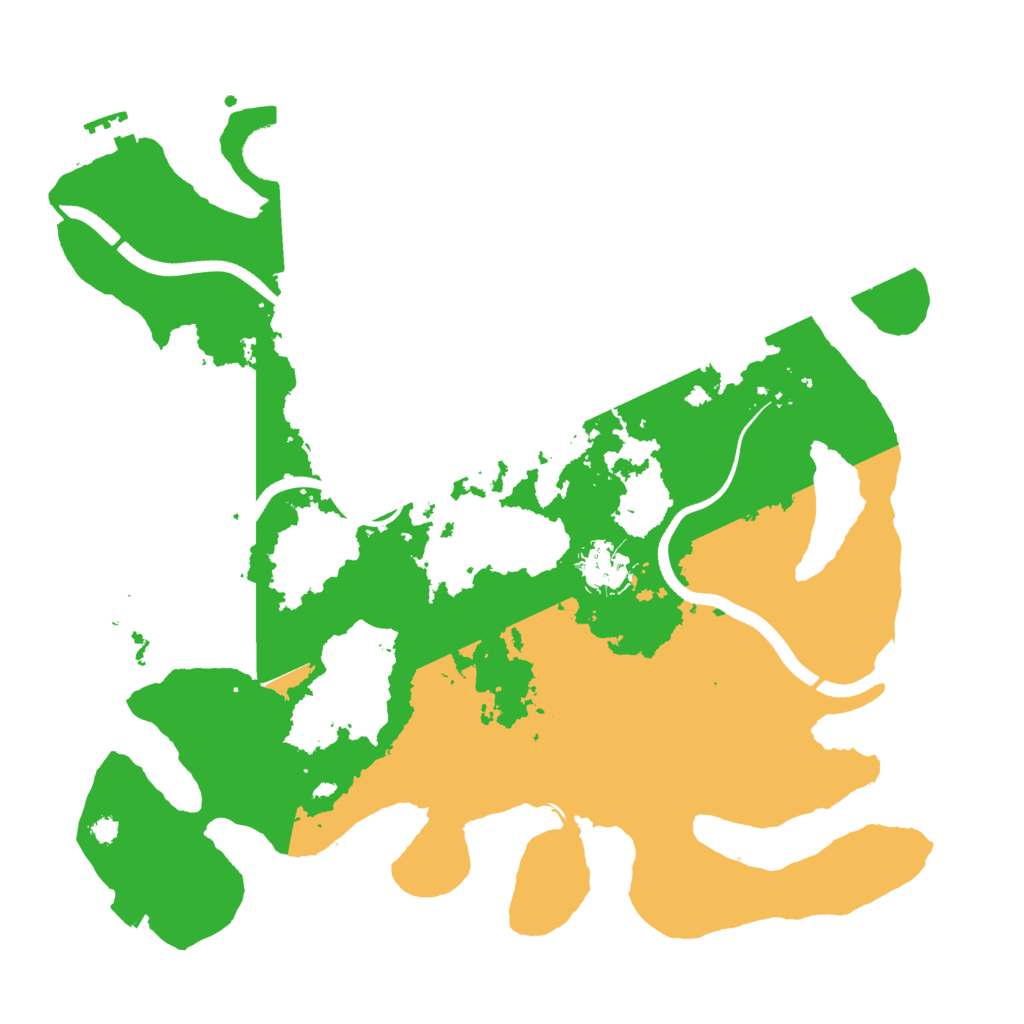 Biome Rust Map: Procedural Map, Size: 3500, Seed: 1464403100