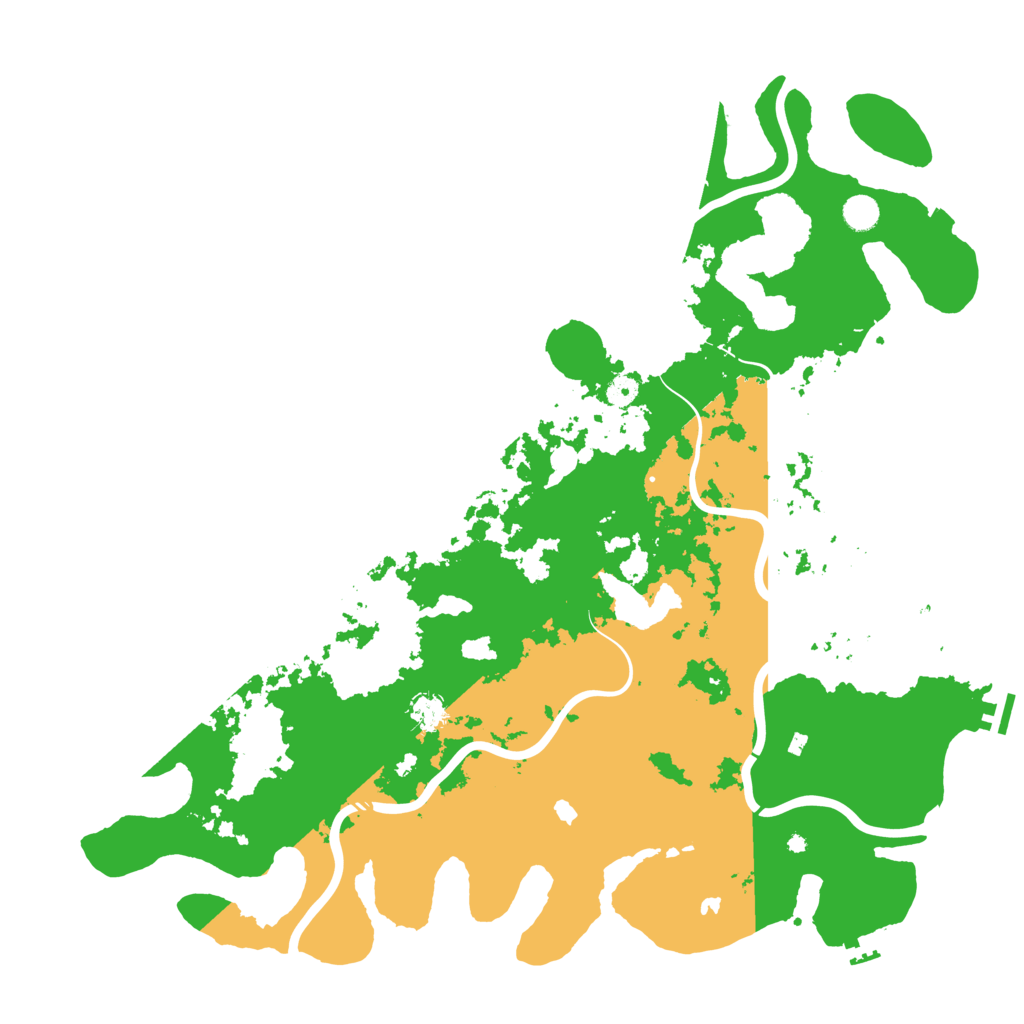 Biome Rust Map: Procedural Map, Size: 5000, Seed: 177498573
