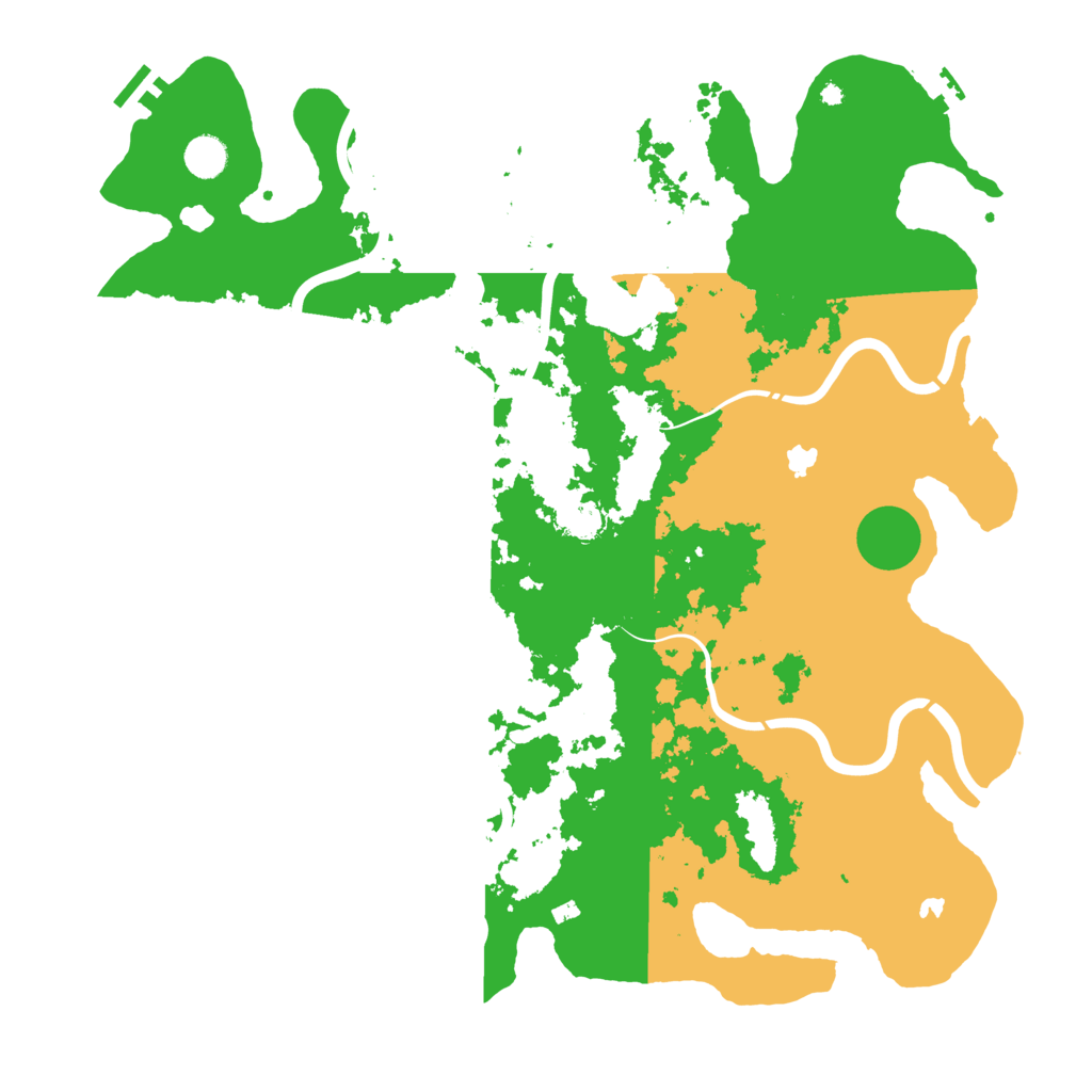Biome Rust Map: Procedural Map, Size: 4500, Seed: 77706719