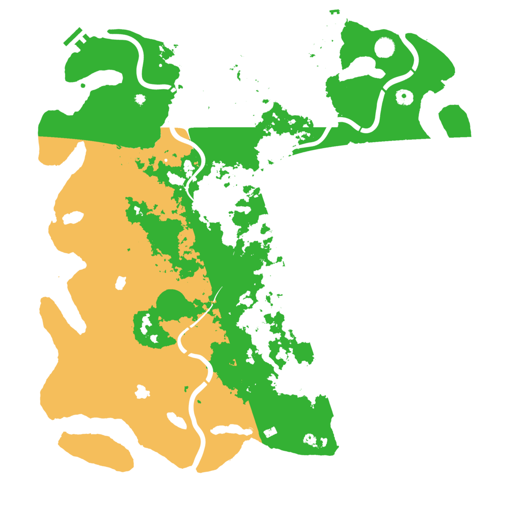 Biome Rust Map: Procedural Map, Size: 4500, Seed: 1137818314