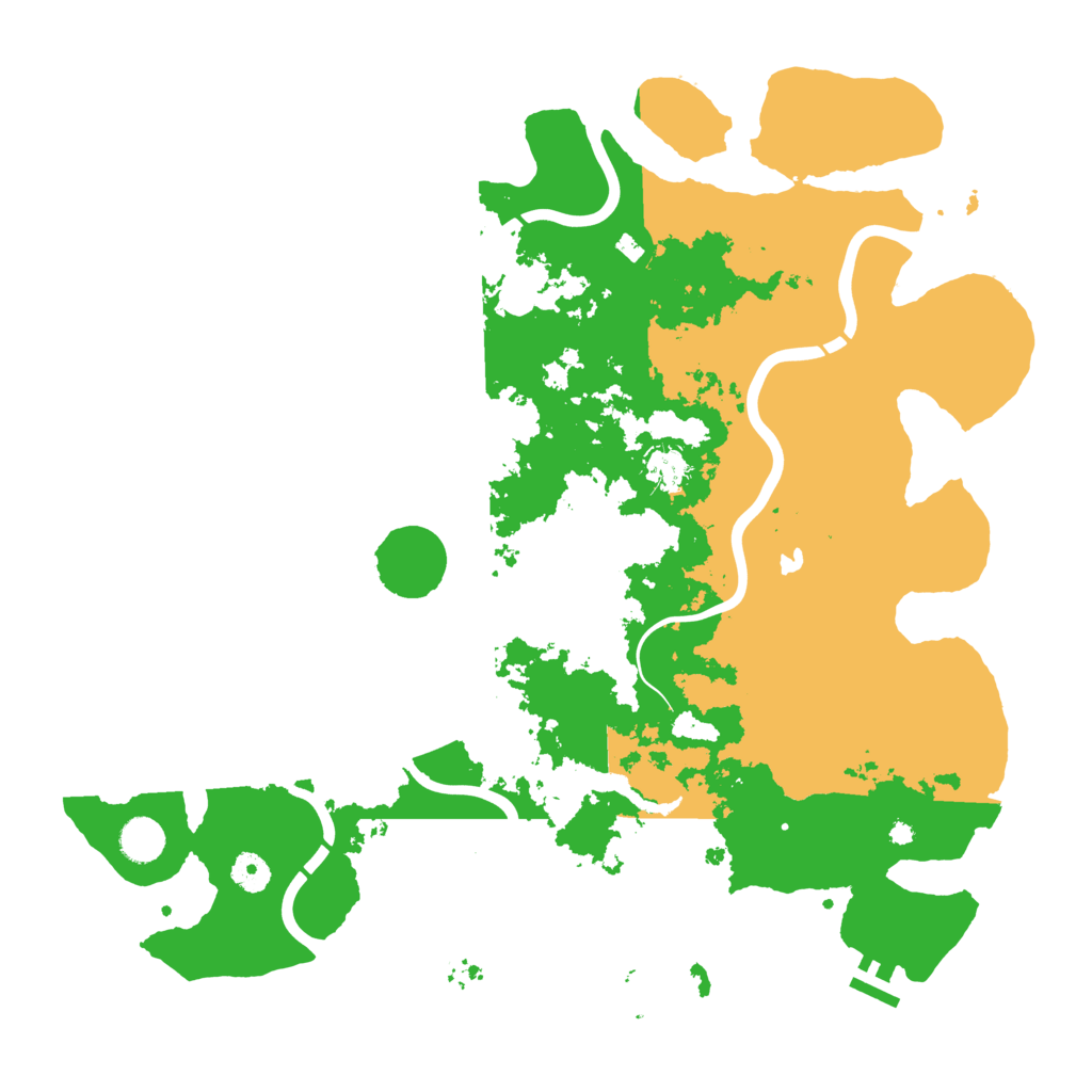 Biome Rust Map: Procedural Map, Size: 4250, Seed: 43626
