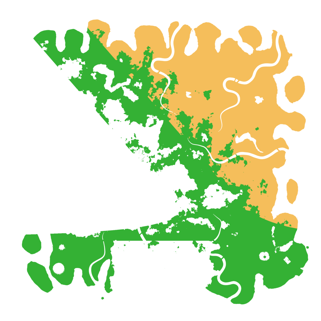 Biome Rust Map: Procedural Map, Size: 5000, Seed: 327936009
