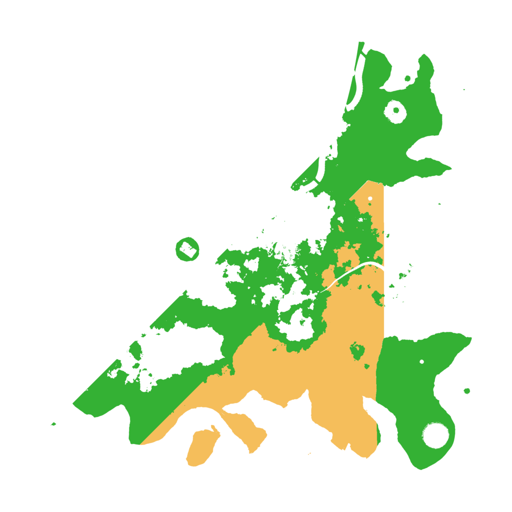 Biome Rust Map: Procedural Map, Size: 3500, Seed: 412920227
