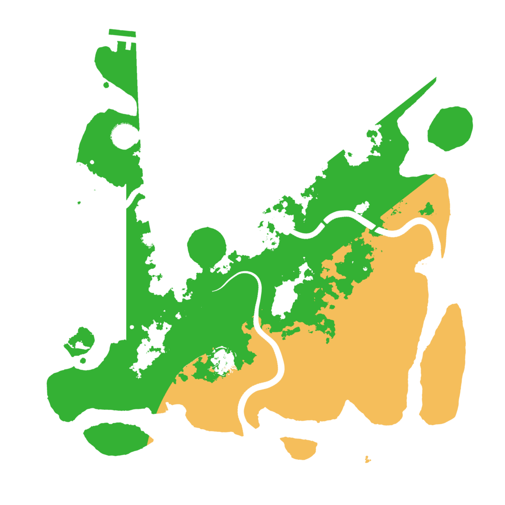 Biome Rust Map: Procedural Map, Size: 3500, Seed: 1343350808