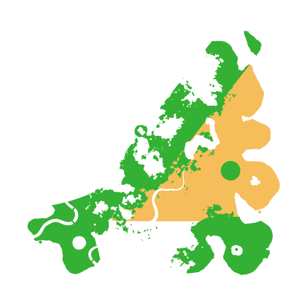 Biome Rust Map: Procedural Map, Size: 4000, Seed: 3857