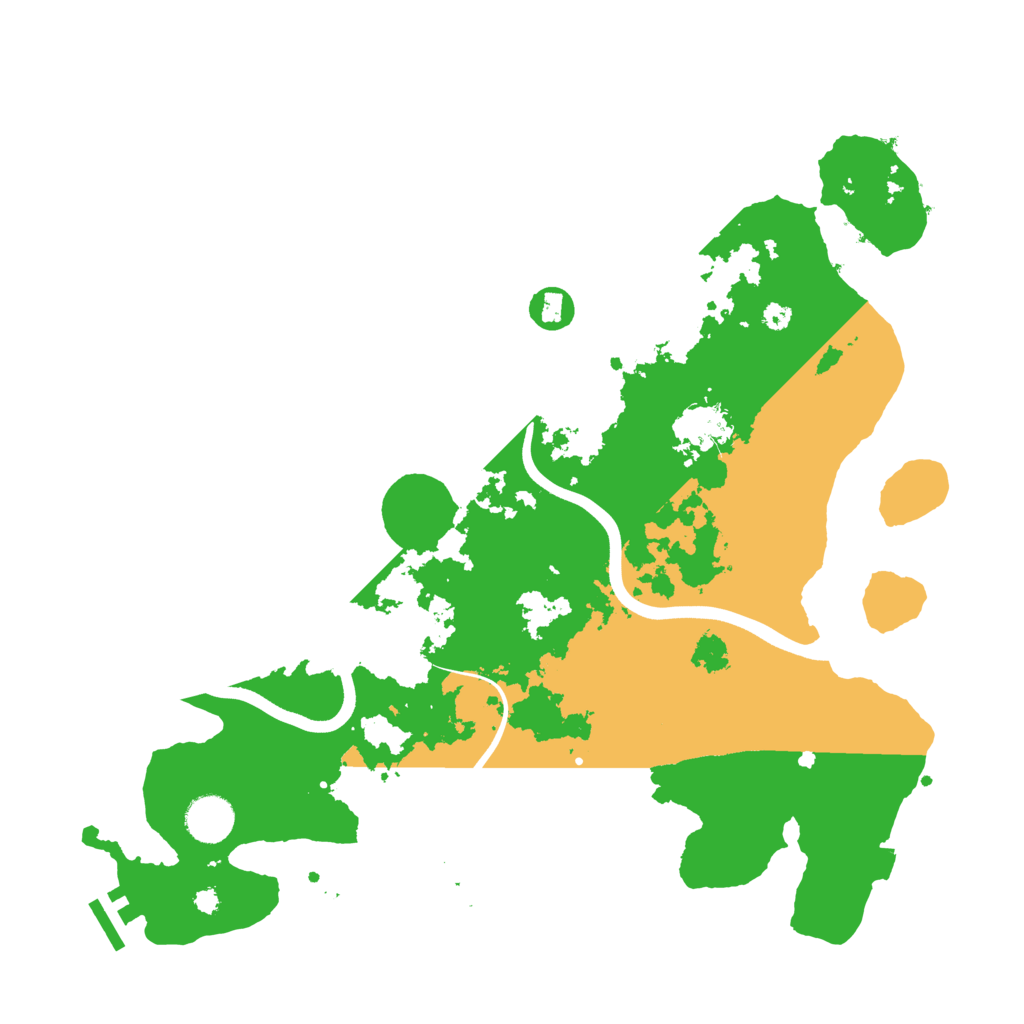 Biome Rust Map: Procedural Map, Size: 3750, Seed: 1584908833