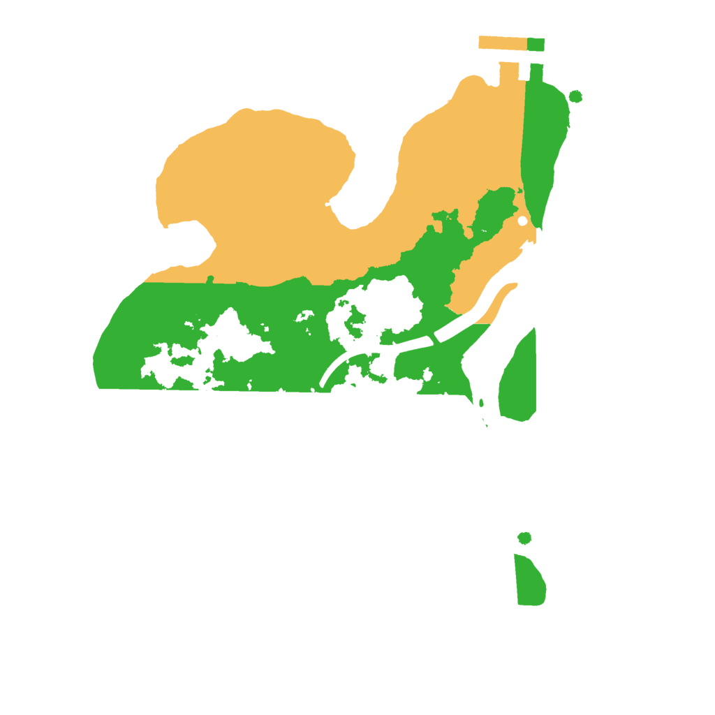 Biome Rust Map: Procedural Map, Size: 2200, Seed: 1053928075