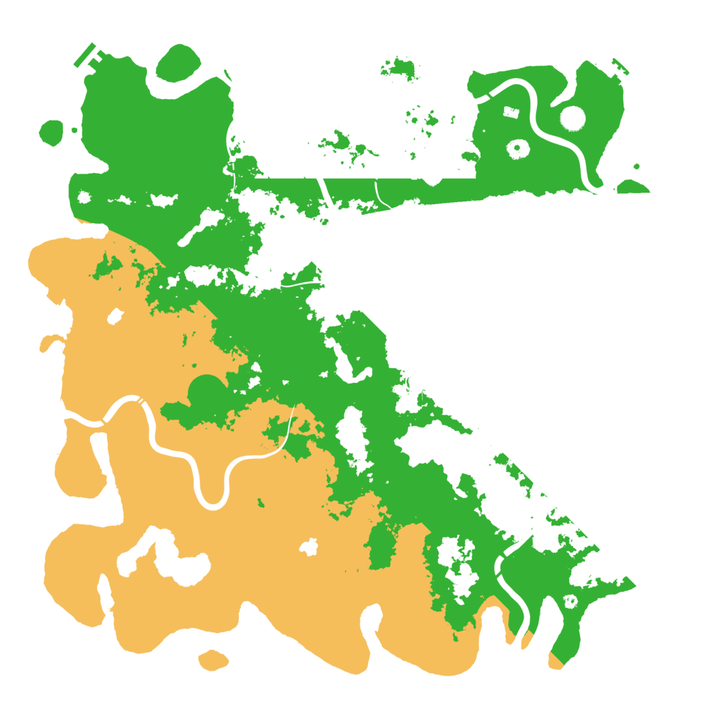 Biome Rust Map: Procedural Map, Size: 5000, Seed: 1480285168