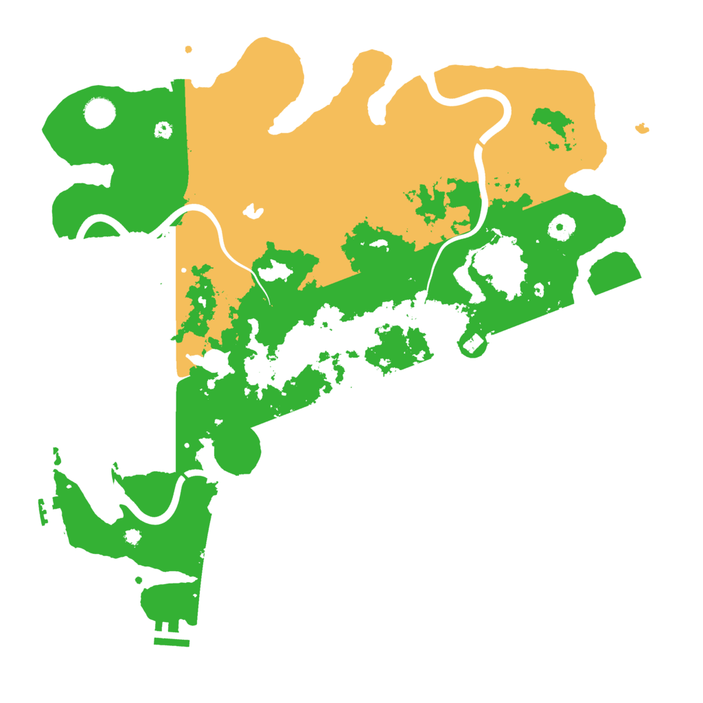 Biome Rust Map: Procedural Map, Size: 4000, Seed: 9974