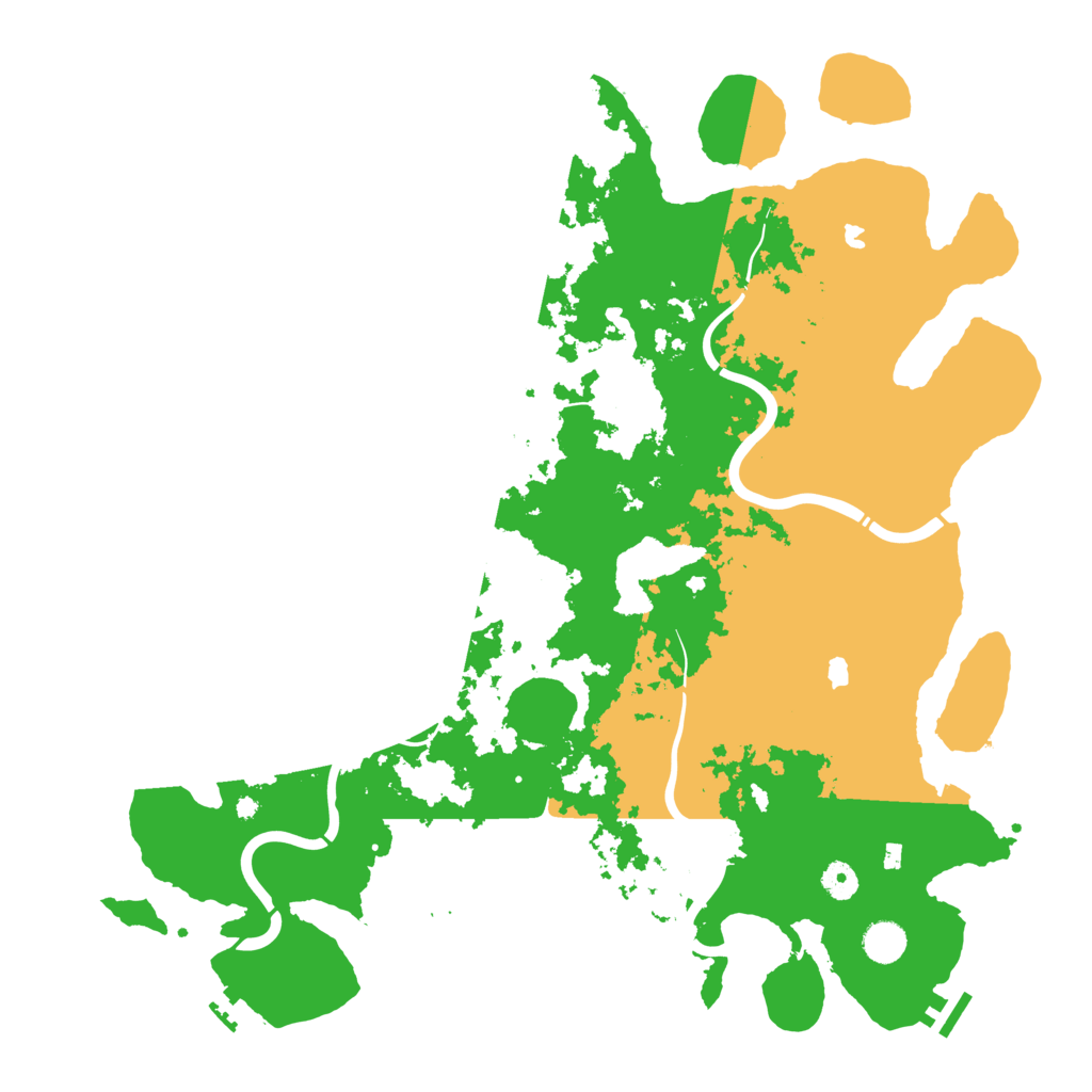 Biome Rust Map: Procedural Map, Size: 4500, Seed: 431477379